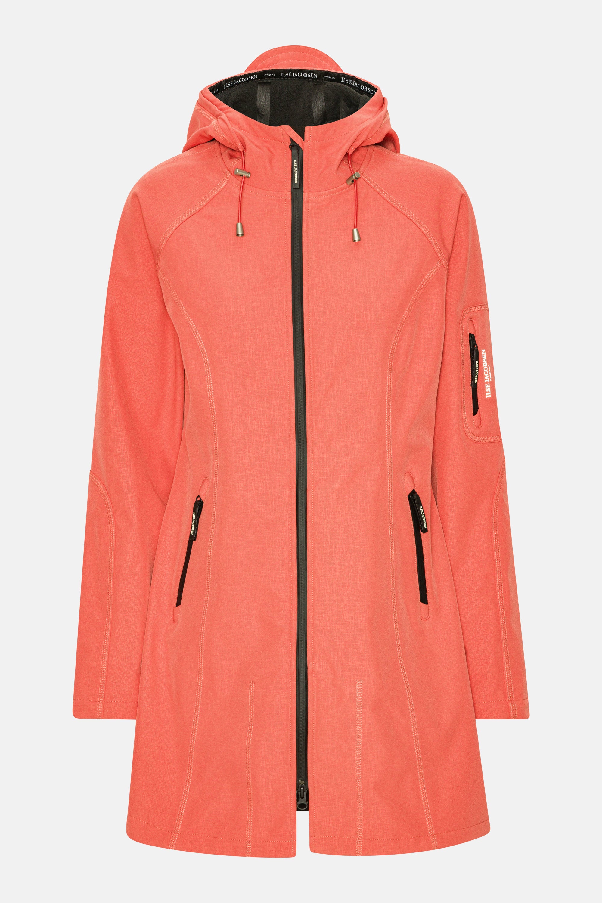 Softshell Regnjakke - Spiced Coral